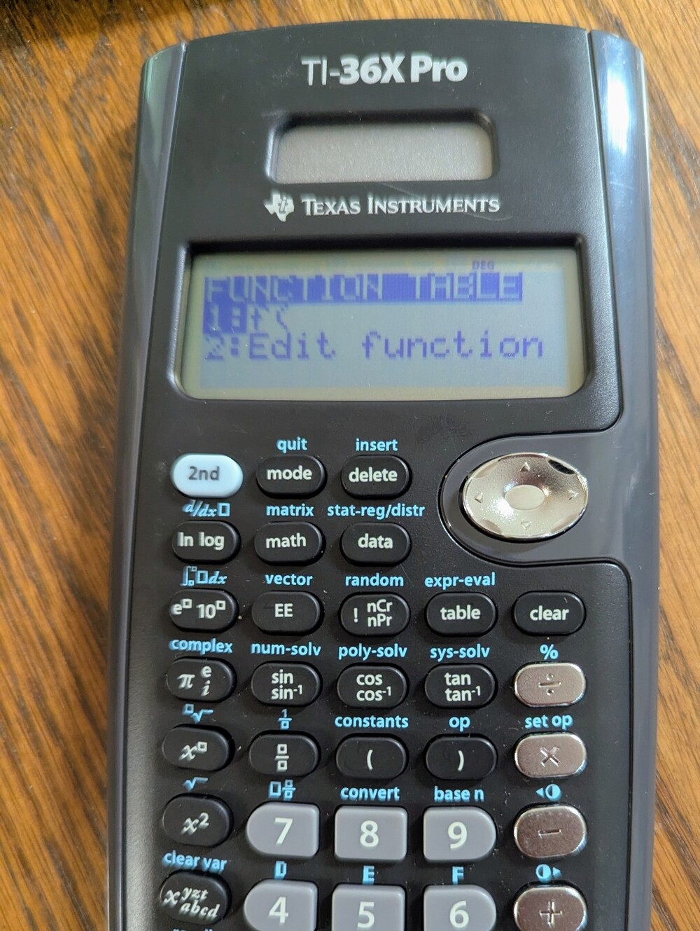 Texas Instruments TI-36X Pro Scientific Calculator Black with Cover TESTED WORKS